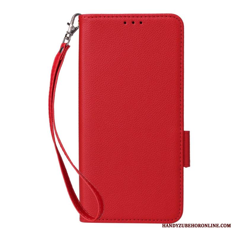 Kotelot Xiaomi Redmi Note 14 Pro 4g Litsikuvioinen Tekonahkahihna