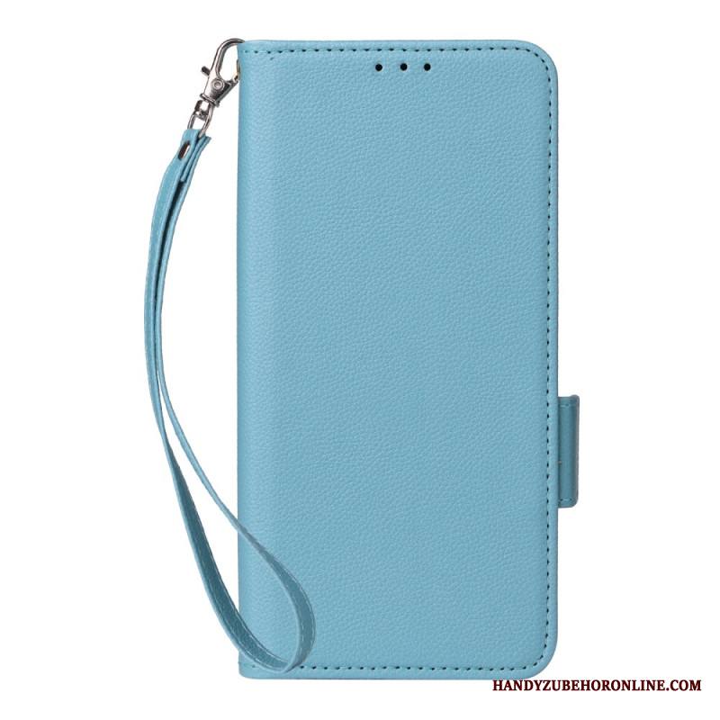 Kotelot Xiaomi Redmi Note 14 Pro 4g Litsikuvioinen Tekonahkahihna