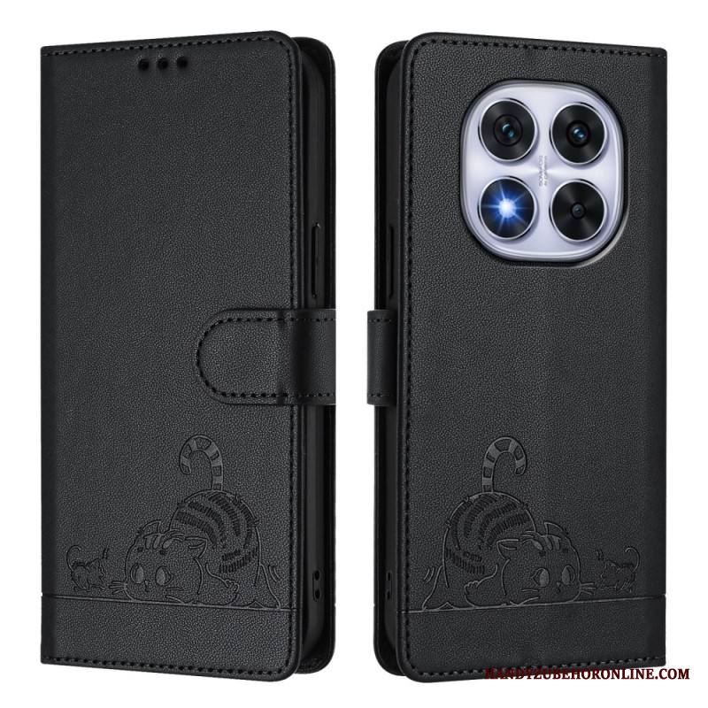 Kotelot Xiaomi Redmi Note 14 Pro 5g Rfid-suojattu Kissakuvio