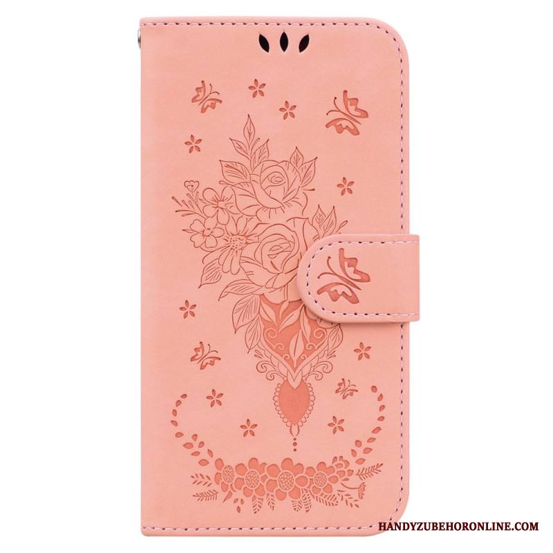 Kotelot Xiaomi Redmi Note 14 Pro 5g Vaaleanpunainen Mokkanahkakuvio Suojakuori