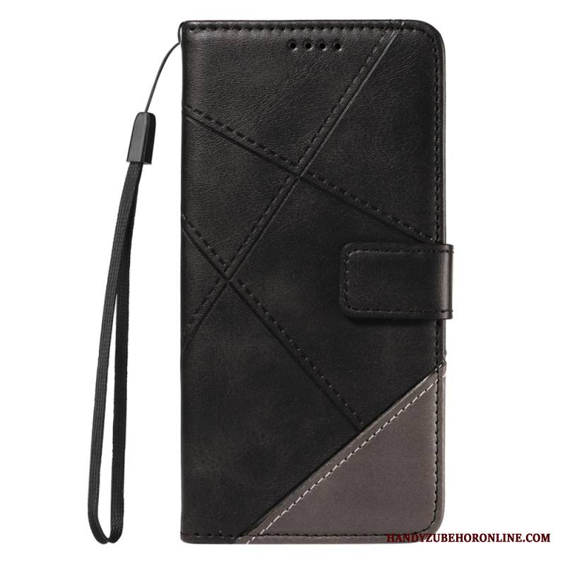 Kotelot Xiaomi Redmi Note 14 Pro Plus 5g Kaksivärinen Raidallinen Strap-on Suojakuori