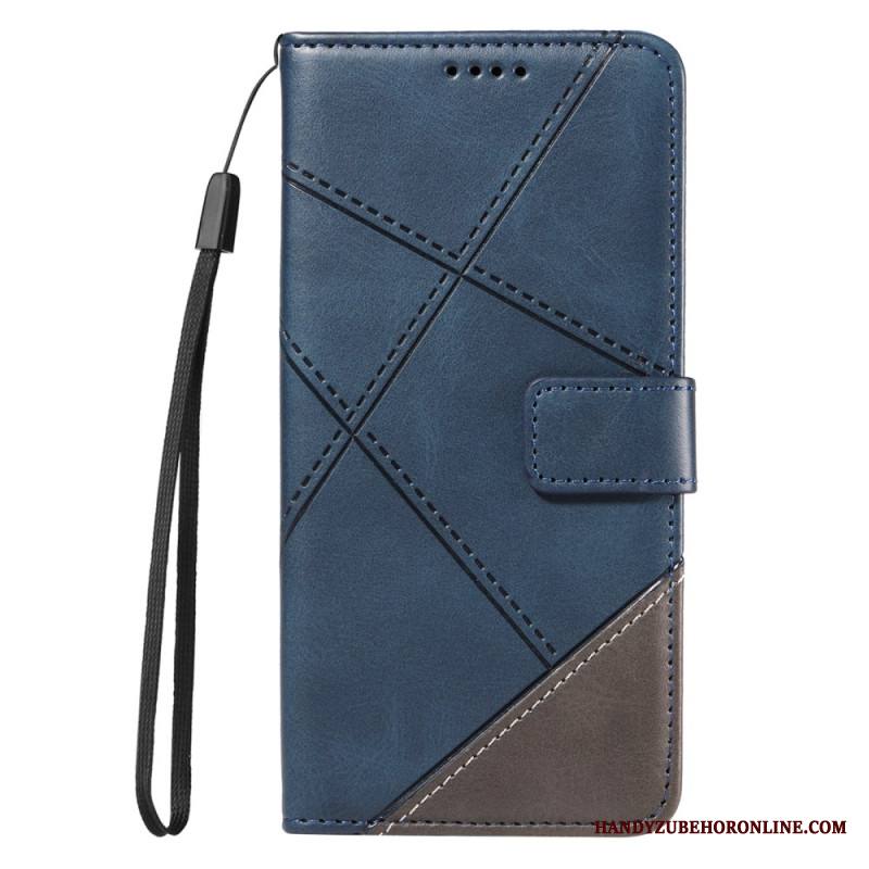 Kotelot Xiaomi Redmi Note 14 Pro Plus 5g Kaksivärinen Raidallinen Strap-on Suojakuori