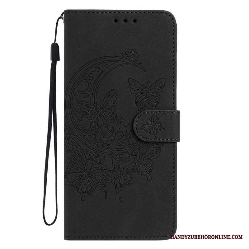 Kotelot Xiaomi Redmi Note 15 5g Mokkanahkakuvioinen Perhonen Ja Kukat