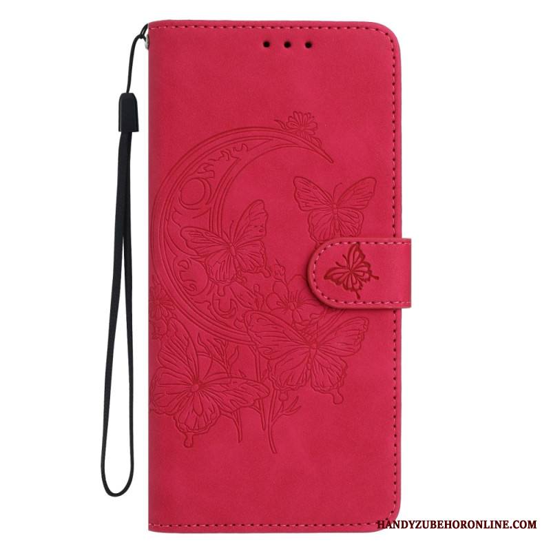 Kotelot Xiaomi Redmi Note 15 5g Mokkanahkakuvioinen Perhonen Ja Kukat