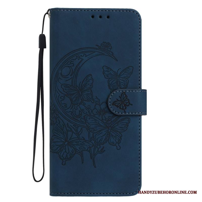 Kotelot Xiaomi Redmi Note 15 5g Mokkanahkakuvioinen Perhonen Ja Kukat