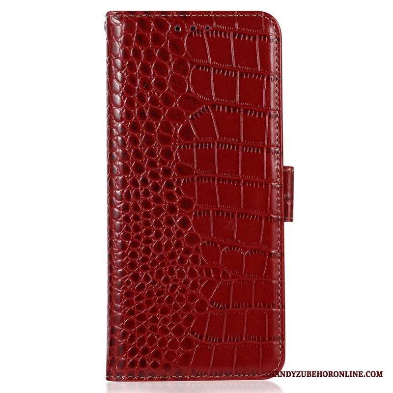 Kotelot Xiaomi Redmi Note 15 5g Rfid-suojattu Krokotiilikuvioinen Kuvio