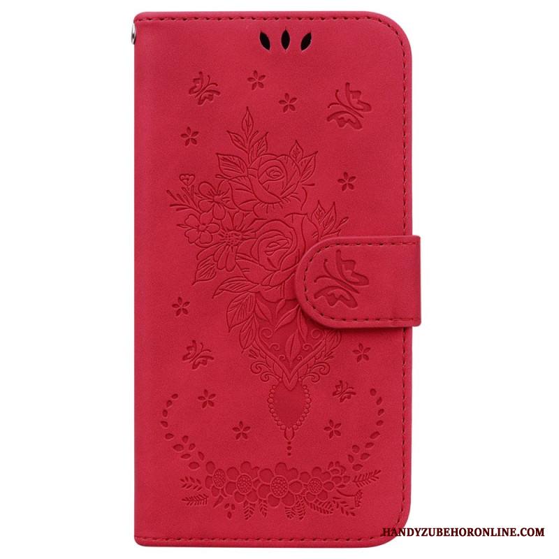 Kotelot Xiaomi Redmi Note 15 Pro 5g Puhelinkuoret Perhosia Ja Ruusuja