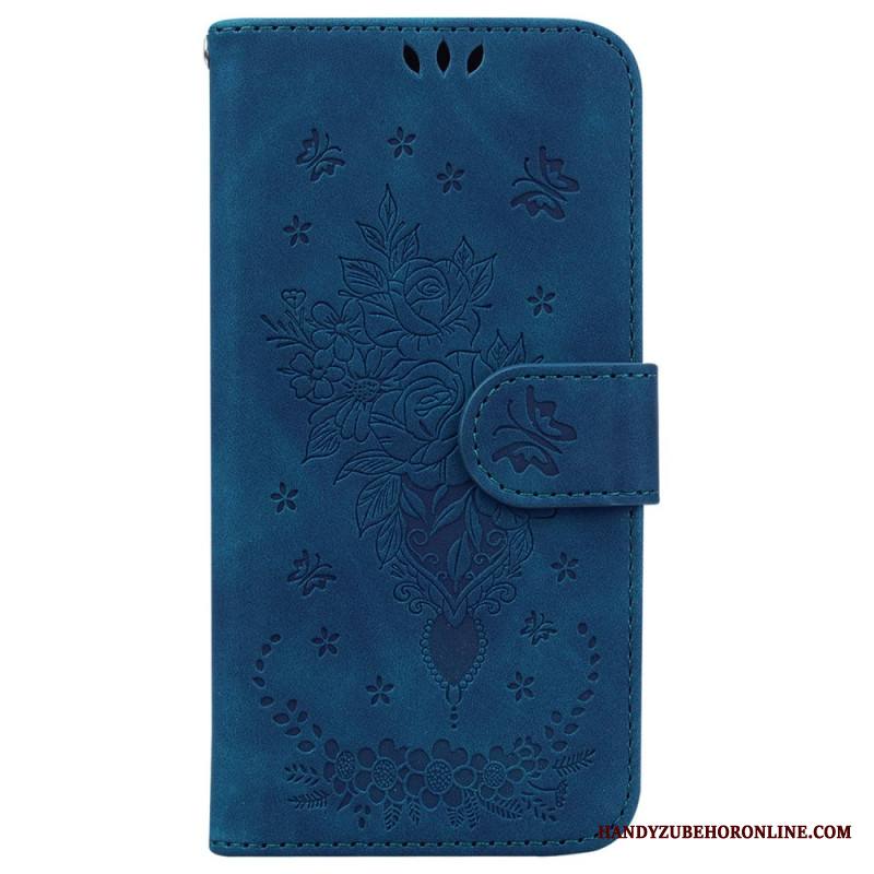 Kotelot Xiaomi Redmi Note 15 Pro 5g Puhelinkuoret Perhosia Ja Ruusuja