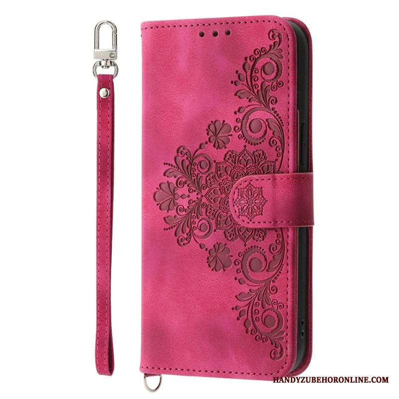 Kotelot Xiaomi Redmi Note 15 Pro Plus 5g Kukkakuvio Olkahihnalla Ja Hihnalla Suojakuori