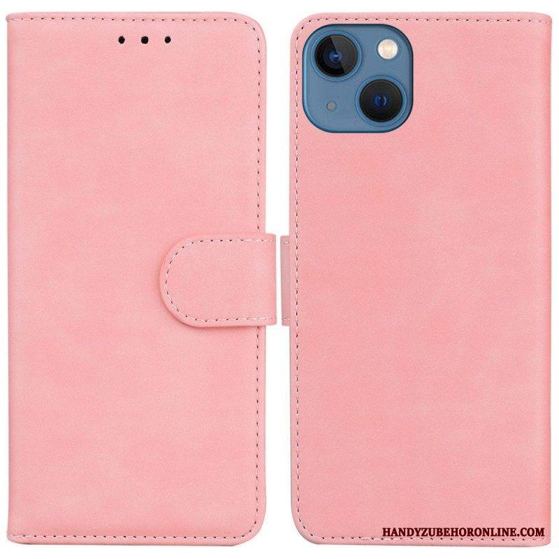 Kotelot iPhone 14 Plus Tyylikäs Nahka Couture