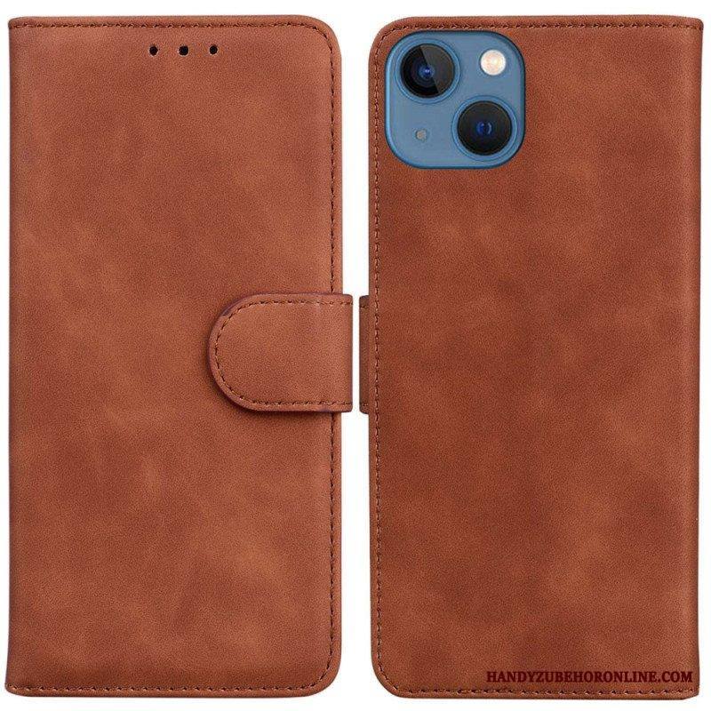 Kotelot iPhone 14 Plus Tyylikäs Nahka Couture