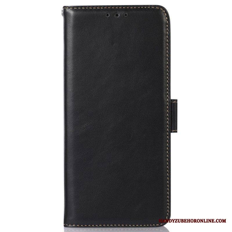 Kotelot iPhone 14 Pro Max Aito Nahka Rfid-toiminto