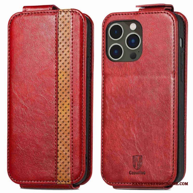 Kotelot iPhone 14 Pro Max Caseneo Pystysuora Läppä