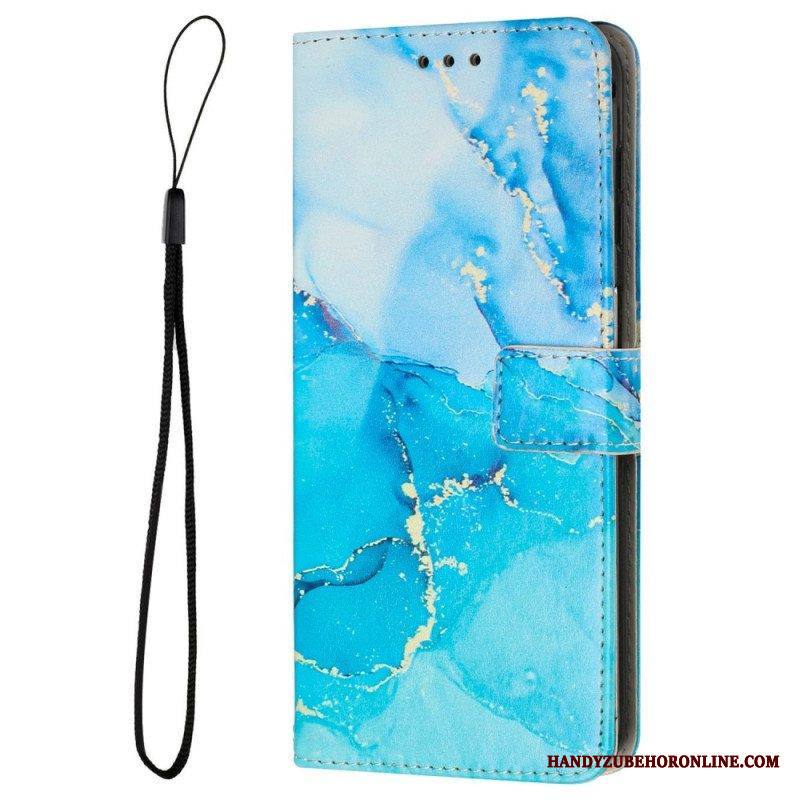 Kotelot iPhone 14 Suojaketju Kuori Strip Marble