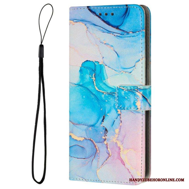 Kotelot iPhone 14 Suojaketju Kuori Strip Marble