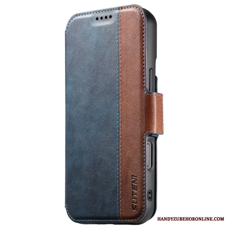 Kotelot iPhone 17 Kaksivärinen Magsafe-teksturoitu Nahka Suojakuori