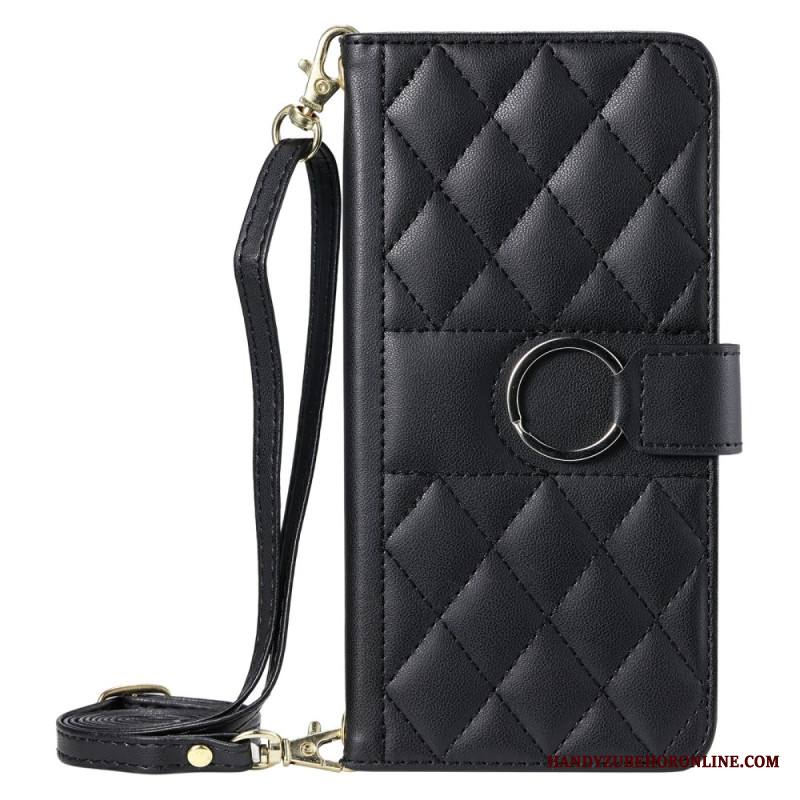 Kotelot iPhone 17 Pro Max Tikattu Kaulanauhalla Ja Olkahihnalla