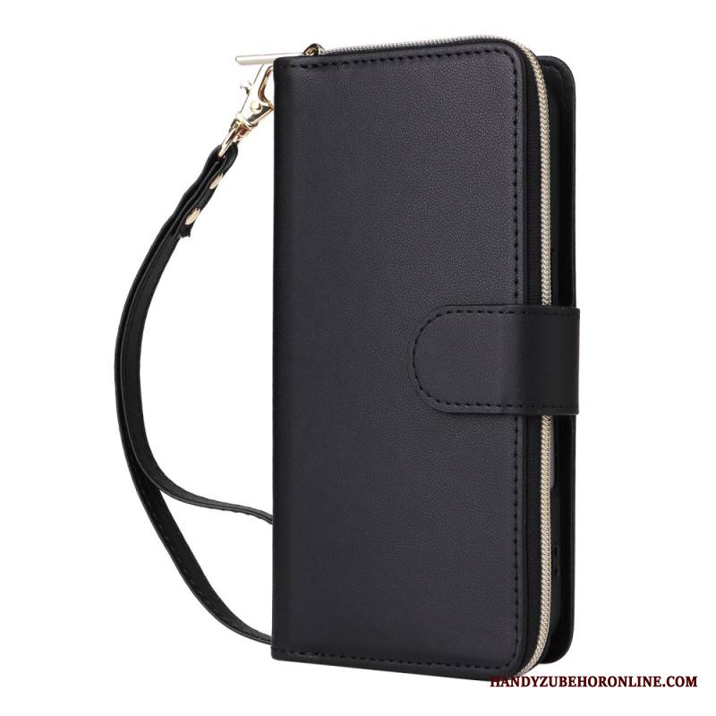 Kotelot iPhone 17 Puhelinkuoret 9 Kortin Lokeron Lompakko Ja Nauha