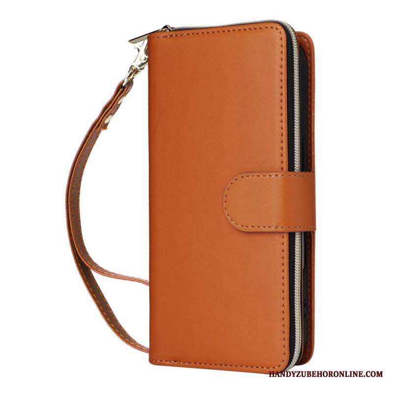 Kotelot iPhone 17 Puhelinkuoret 9 Kortin Lokeron Lompakko Ja Nauha