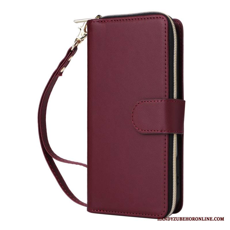 Kotelot iPhone 17 Puhelinkuoret 9 Kortin Lokeron Lompakko Ja Nauha