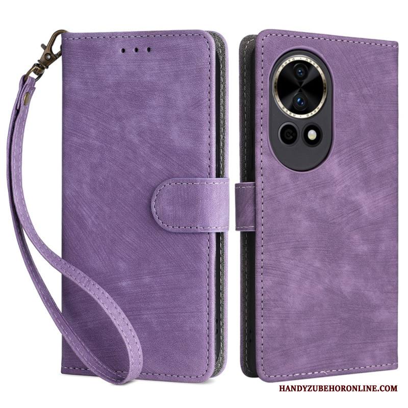 Kuoret Huawei Nova 13 Rfid-mokkanahkakuvioinen Lompakko