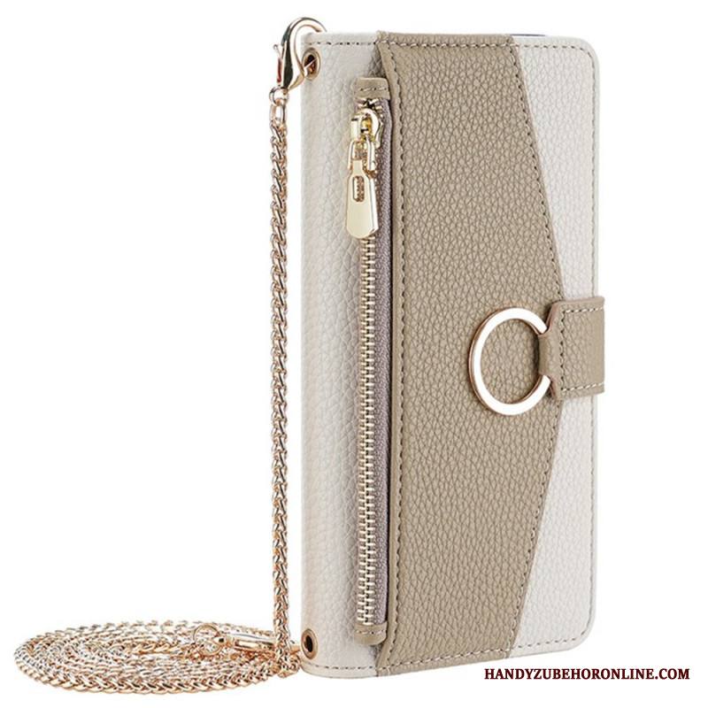 Kuoret Huawei Pura 80 Kaksivärinen Peilillä Ja Ketjulla