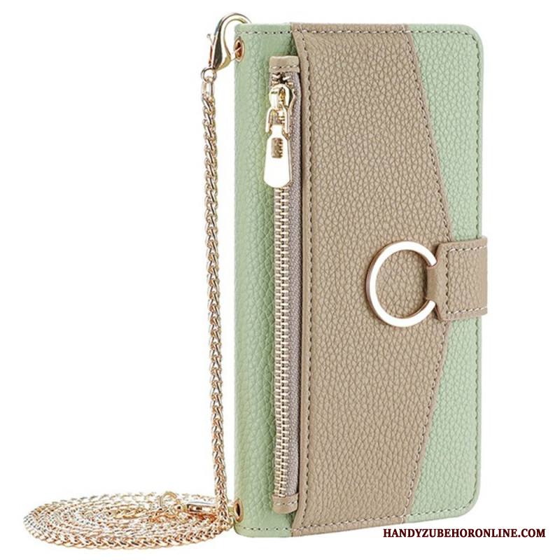 Kuoret Huawei Pura 80 Kaksivärinen Peilillä Ja Ketjulla