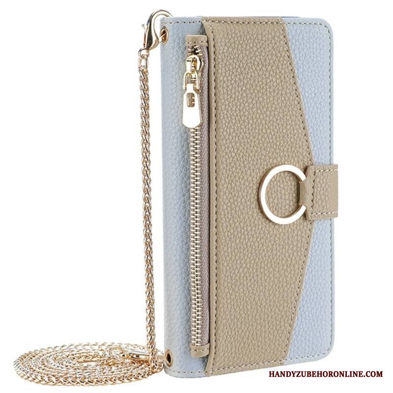 Kuoret Huawei Pura 80 Kaksivärinen Peilillä Ja Ketjulla