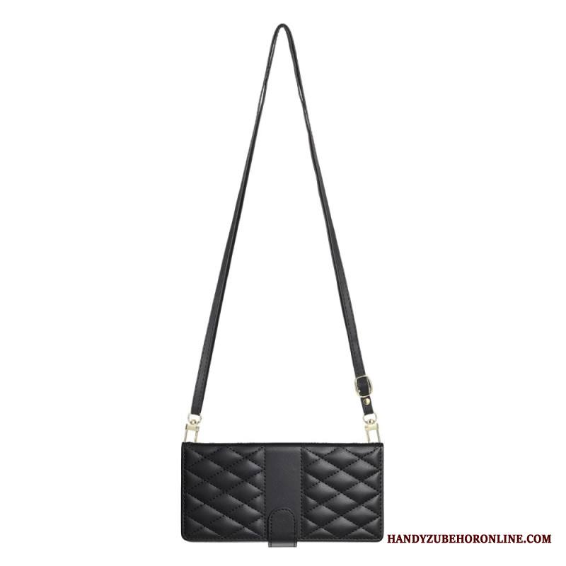 Kuoret Samsung Galaxy S25 Fe Tikattu Lompakko Hihnoilla