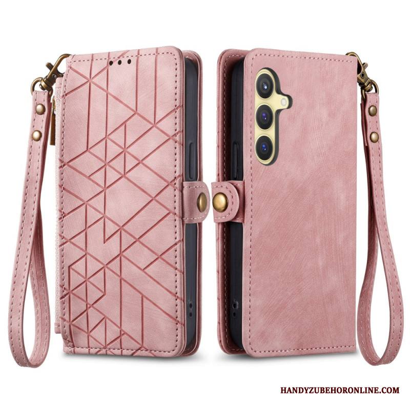 Kuoret Samsung Galaxy S25 Plus 5g Geometrinen Lompakko