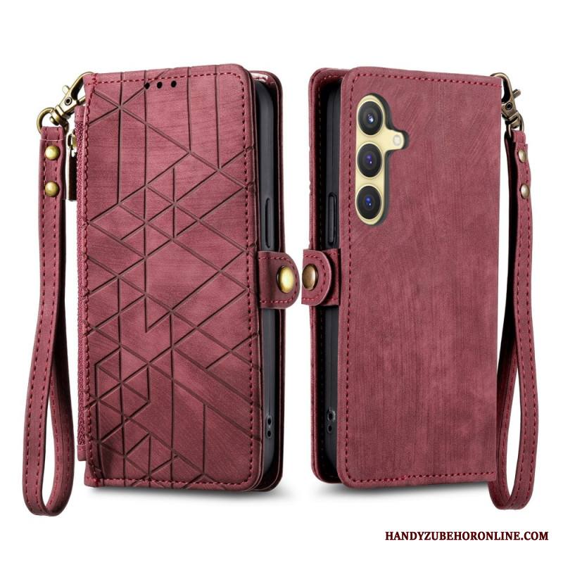 Kuoret Samsung Galaxy S25 Plus 5g Geometrinen Lompakko