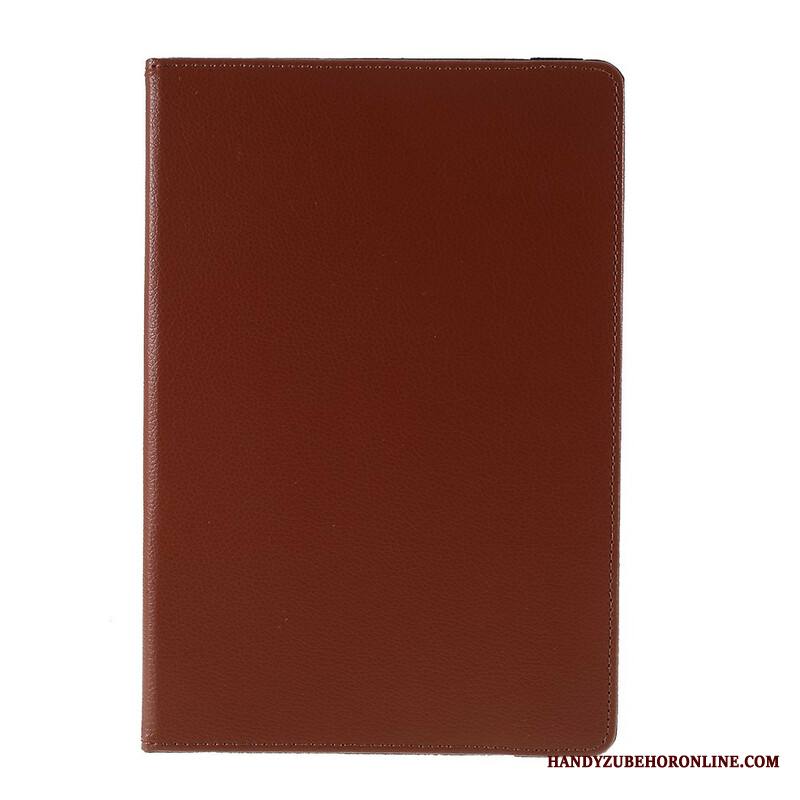 Kuoret Samsung Galaxy Tab S10 Fe Plus Pyörivä Litsikuvioinen Keinonahka