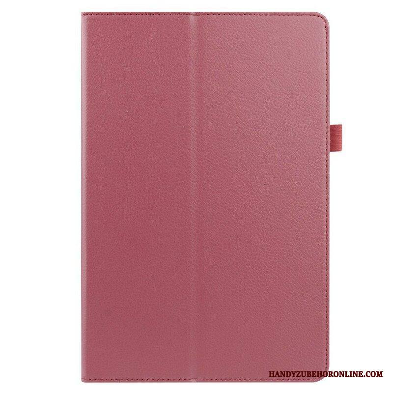 Kuoret Samsung Galaxy Tab S8 Plus / Tab S7 Plus Litsi Tekonahkaa
