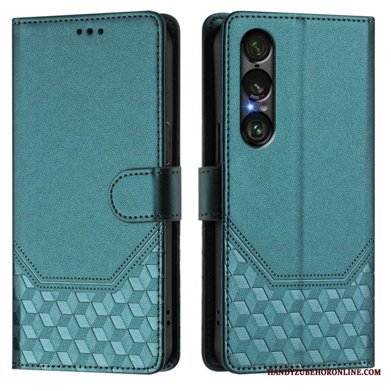 Kuoret Sony Xperia 1 Vii Rfid-suojattu Hunajakennokuvio