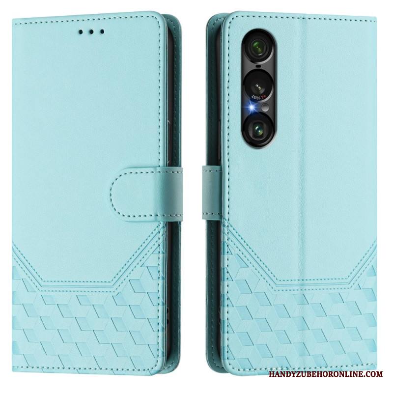 Kuoret Sony Xperia 1 Vii Rfid-suojattu Hunajakennokuvio