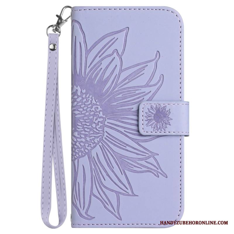 Kuoret Xiaomi Redmi Note 14 4g Auringonkukkakuvio Ja Kaulanauha