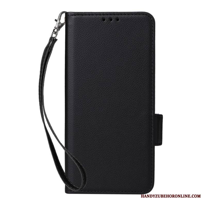 Kuoret Xiaomi Redmi Note 14 5g Litsikuvioinen Tekstuuri Hihnalla