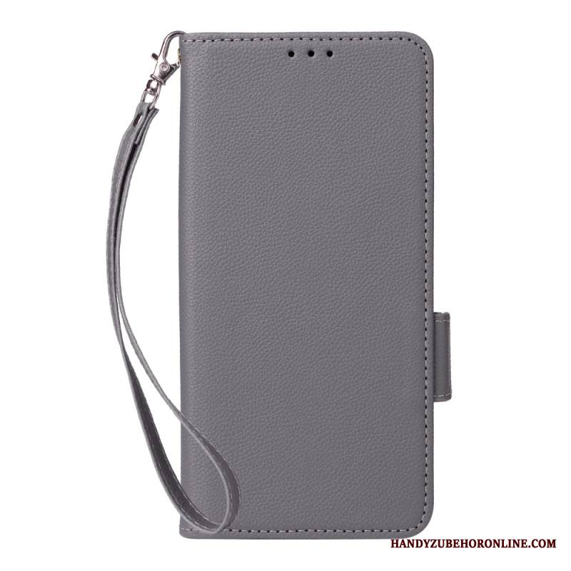 Kuoret Xiaomi Redmi Note 14 5g Litsikuvioinen Tekstuuri Hihnalla