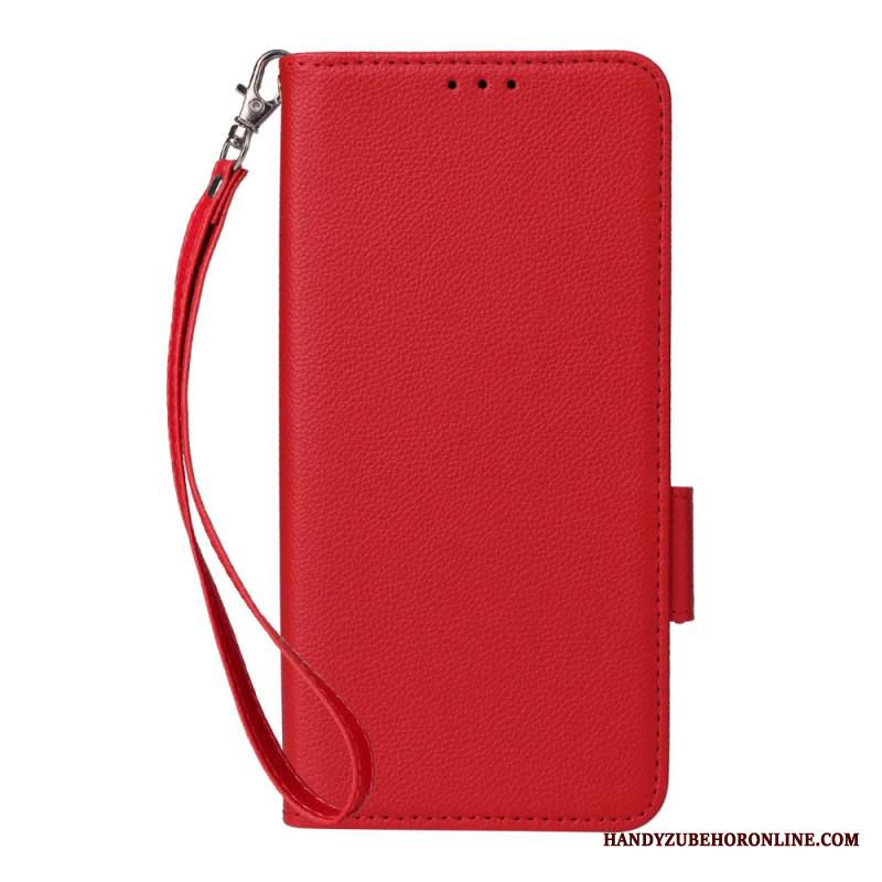 Kuoret Xiaomi Redmi Note 14 5g Litsikuvioinen Tekstuuri Hihnalla