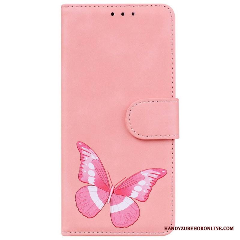 Kuoret Xiaomi Redmi Note 14 5g Perhosmokkanahkakuvio