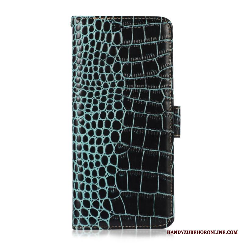 Kuoret iPhone 17 Krokotiilinkuvioista Nahkaa