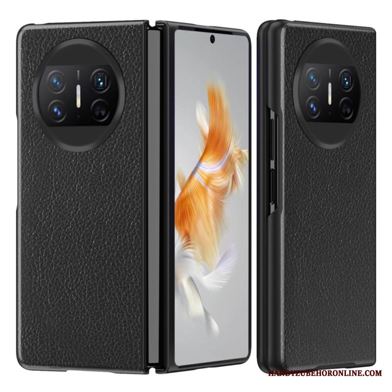 Kuori Huawei Mate X3 Litsikuvioinen Nahka