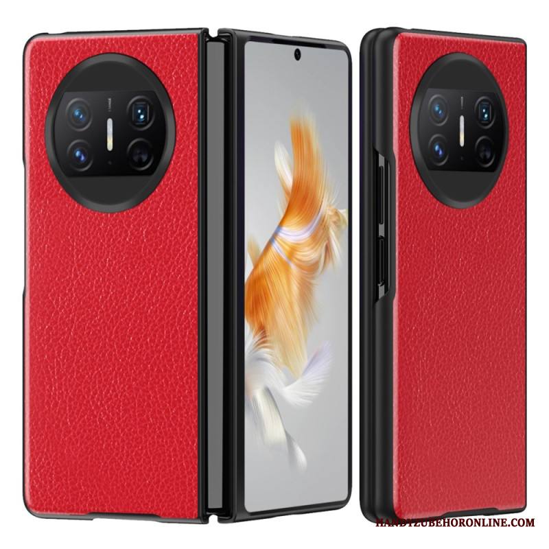 Kuori Huawei Mate X3 Litsikuvioinen Nahka