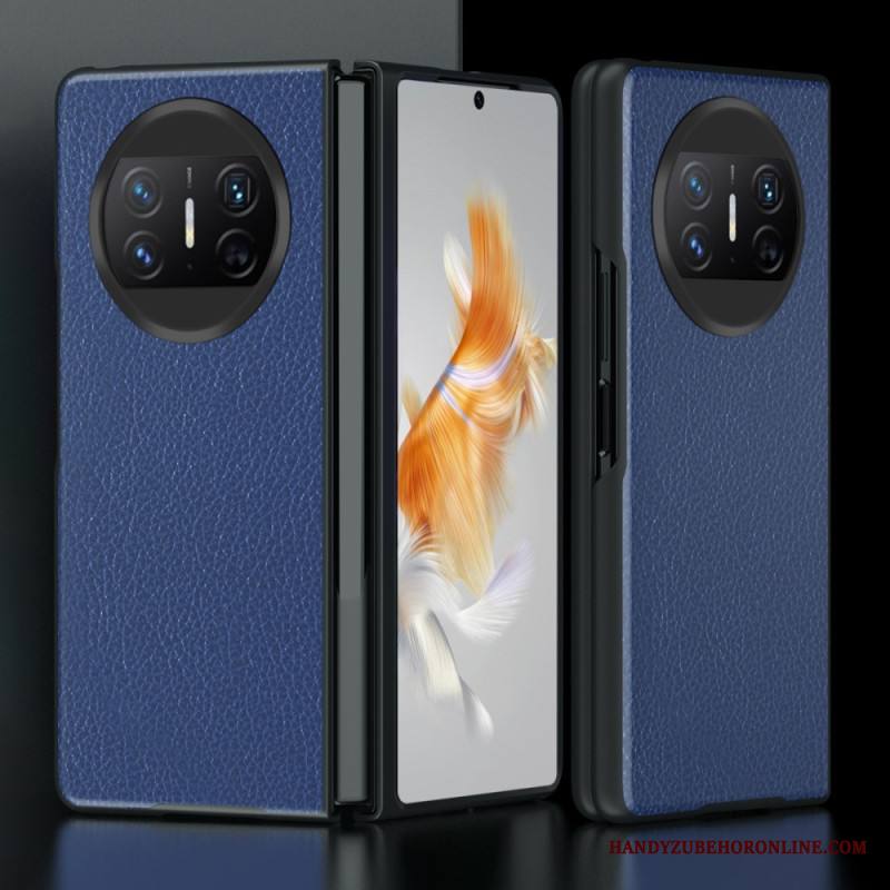 Kuori Huawei Mate X3 Litsikuvioinen Nahka