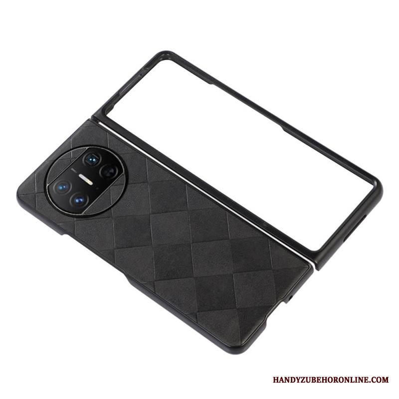 Kuori Huawei Mate X3 Ruutukuvioinen Tekonahka Suojakuori