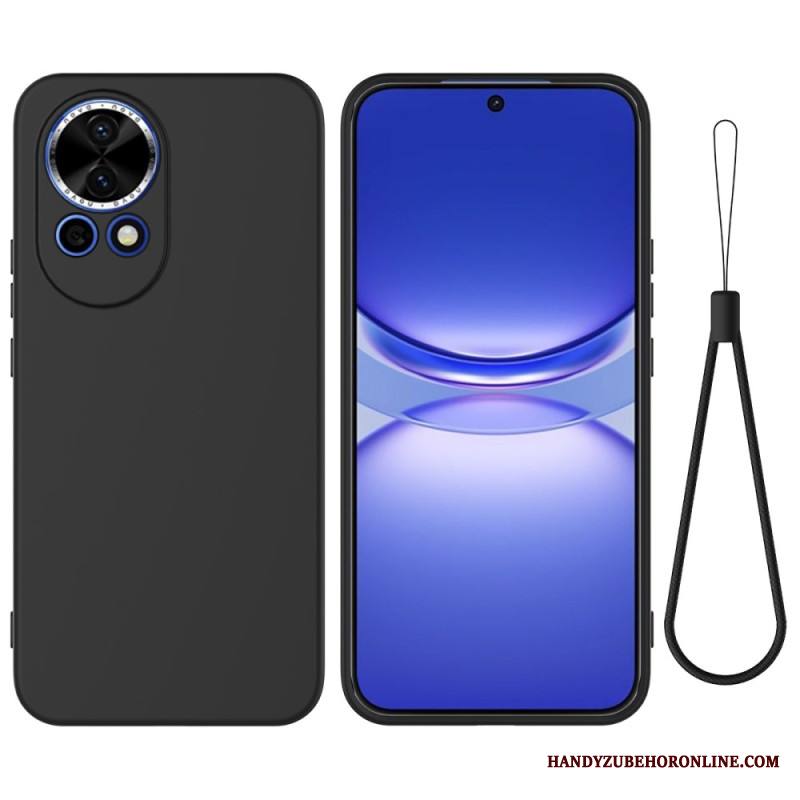Kuori Huawei Nova 13 Nestemäisestä Silikonista Valmistettu Kaulanauha