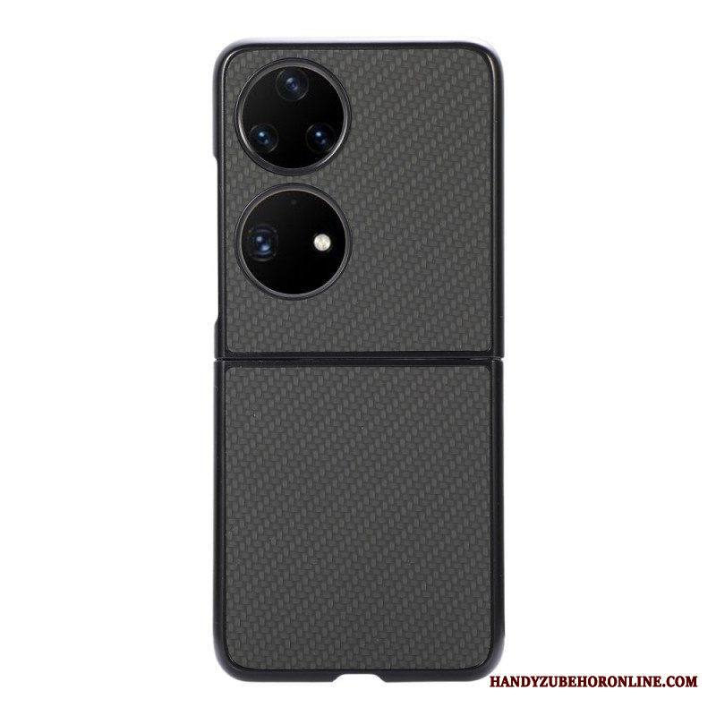 Kuori Huawei P50 Pocket Teksturoitu Hiilikuitu