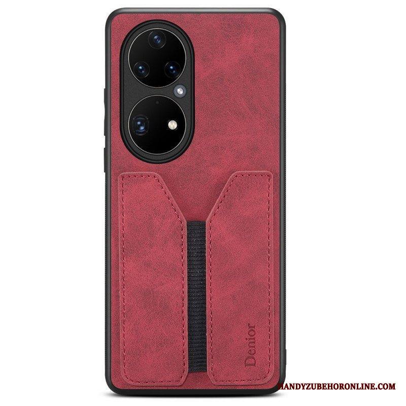 Kuori Huawei P50 Pro Denior Elastinen Korttikotelo