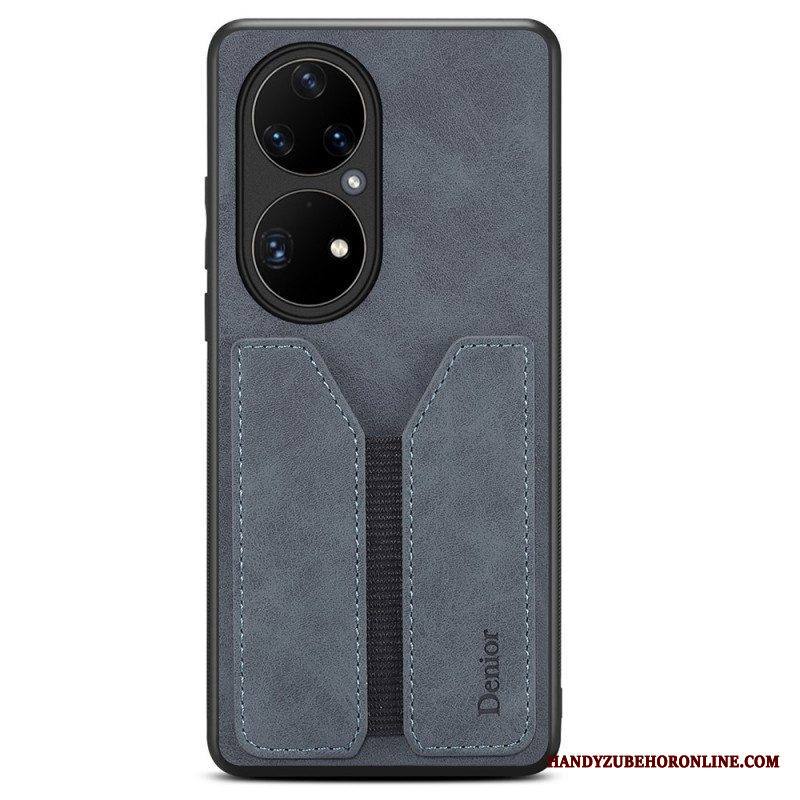 Kuori Huawei P50 Pro Denior Elastinen Korttikotelo