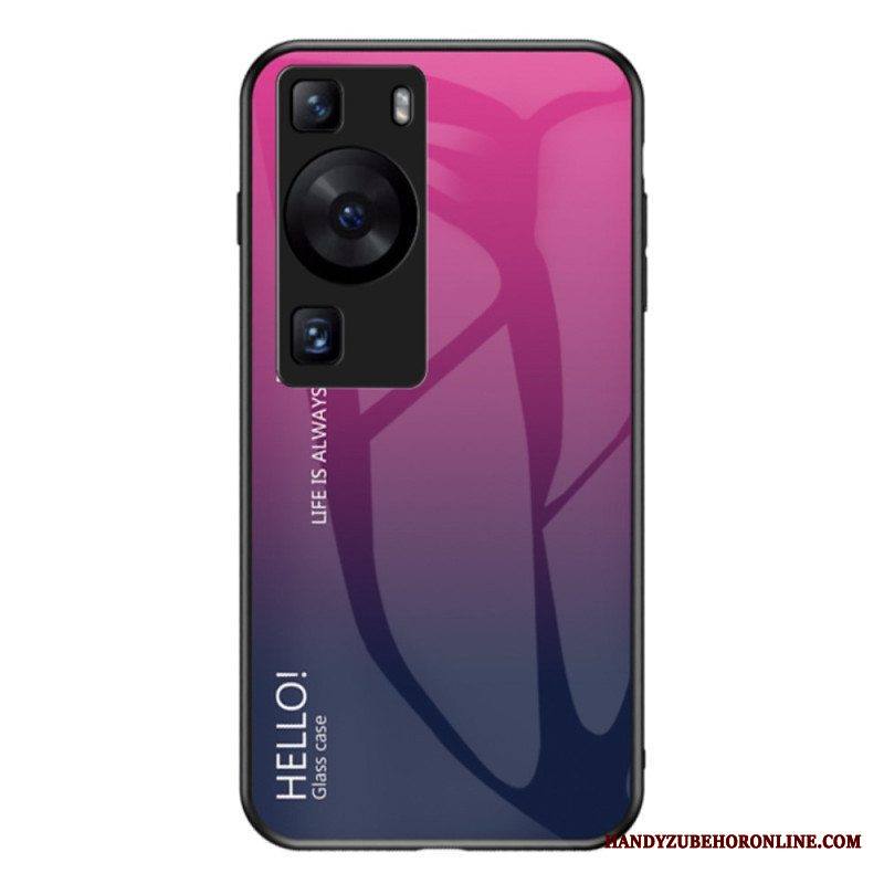 Kuori Huawei P60 Pro Hello Tempered Glass